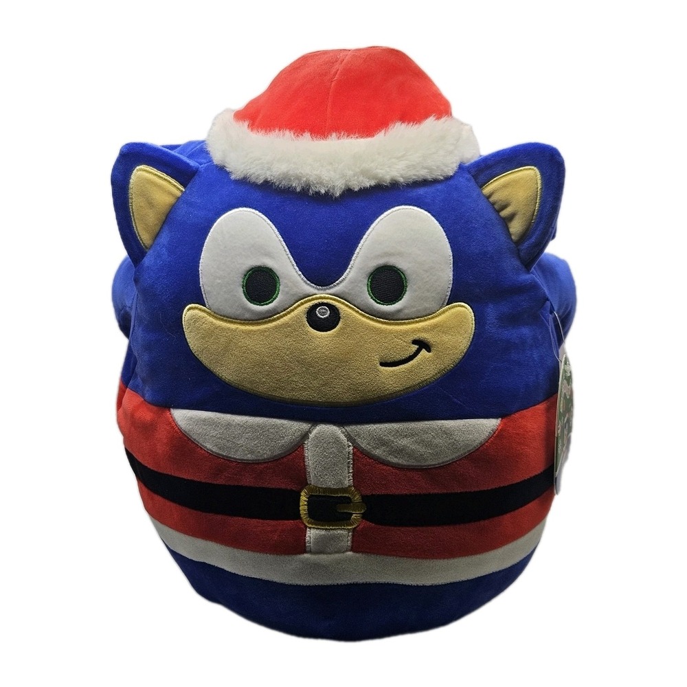 NWT Squishmallows Sonic The Hedgehog Santa 12" Plush Target Exclusive‎